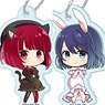 [Oshi no Ko] Puchichoko Trading Acrylic Key Ring [White Dress & Black Dress] (Set of 12) (Anime Toy)