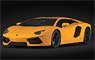 Lamborghini Aventador LP700-4 Unassembled Kit (Yellow) (Diecast Car)