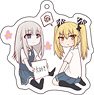 A Girl Who Can`t Speak Thinks `She is too Kind.` Mini Chara Acrylic Key Ring (1) (Anime Toy)