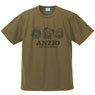 Girls und Panzer das Finale Anzio High School Dry T-Shirt Brown S (Anime Toy)