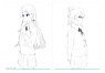 My Teen Romantic Comedy Snafu (Original) A4 Clear File Yukino & Yui (Monochrome) (Anime Toy)