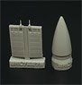 MiG-29A Radome and Closed Upper Jet Intakes (for Italeri) (Plastic model)