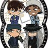 Detective Conan Chara Badge Collection (Set of 4) (Anime Toy)