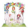 The Quintessential Quintuplets Season 2 Acrylic Diorama B [White Dress Ver.] (Anime Toy)