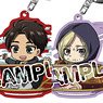 Attack on Titan Trading Acrylic Key Ring Cup in Series Vol.4 (Set of 8) (Anime Toy)