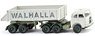 (HO) Rear Tipper Semi-Truck (MAN Pausbacke)`Walhalla Kalk` (Model Train)
