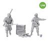 US Ardennes 2 - Bazooka Team (Set of 2) (Plastic model)