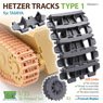 Hetzer Tracks Type 1 for TAMIYA (Plastic model)