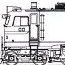 (1/80 13mm) J.N.R. Electric Locomotive Type EF58 [Joetsu EG Type] Kit (Unassembled Kit) (Model Train)