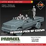 Africa Pickup Crews (4 Figures + HMG) (Plastic model)