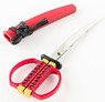Japanese Sword Scissors Red (Hobby Tool)