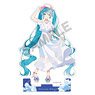Hatsune Miku Acrylic Stand White Dress (Anime Toy)