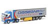 (HO) Scania 142 Curtain Canvas Semi Trailer `Dissegna` (Model Train)