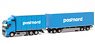 (HO) Volvo FH Gl. 2020 swedish Box Truck `Postnord` (Model Train)