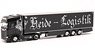 (HO) Scania CS 20 HD Refrigeration Box Semi Trailer `Heide Logistik` (Model Train)