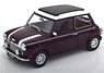 Mini Cooper Sunroof Purple Metallic /White LHD (Diecast Car)