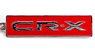 Honda CR-X (EF8) ロゴ メタルキーホルダー (ミニカー)
