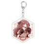 The Girl I Like Forgot Her Glasses [Especially Illustrated] Acrylic Key Ring Ai Mie Ver. A (Anime Toy)