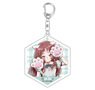 The Girl I Like Forgot Her Glasses [Especially Illustrated] Acrylic Key Ring Ai Mie Ver. B (Anime Toy)