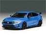 Honda Civic TypeR (FL5) Bonnet Opening and Closing Racing Blue (Diecast Car)