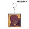 Milgram MV Big Acrylic Key Ring Mu [Warukunaimon] (Anime Toy)