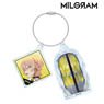 Milgram Mu [Warukunaimon] Jacket Illustration Ver. Twin Wire Big Acrylic Key Ring (Anime Toy)