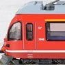 Rhatische Bahn ABe8/12 `Allegra` 3-Unit Set (3-Car Set) (Model Train)