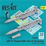 AGM-78 `Standard ARM` w/LAU-80 Launcher (F-105, F-4, A-6, EA-68) (2 Pieces) (Plastic model)