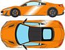 Honda NSX Type S 2021 Thermal Orange Pearl (Diecast Car)