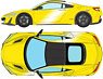 Honda NSX Type S 2021 Indy Yellow Pearl 2 (Diecast Car)