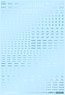 1/100 GMコーションデカール No.2 「アヴィエーションテイスト・英語表記＃2」 【メタリックライトブルー】 (素材)