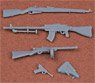 Finnish Weapons (WW II) (x 6 Weapons) (Plastic model)