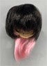 Piccodo Doll Wig Mullet Hair (Pink Dip-Dye) (Fashion Doll)