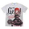 Love Live! Superstar!! Mei Yoneme Full Graphic T-Shirt Lolita Fashion White S (Anime Toy)