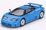 Bugatti EB110 GT Blue Bugatti (LHD) (Diecast Car)