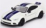 LB Works Ford Mustang White (LHD) (Diecast Car)