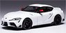 トヨタ スープラ 2020 ホワイト RHD (ミニカー)