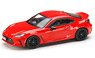 Toyota GR86 RZ Spark Red w/Genuine Option Rear Spoiler (Diecast Car)