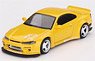 Rocket Bunny Nissan Silvia (S15) Yellow (RHD) [Clamshell Package] (Diecast Car)