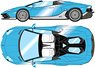 ランボルギーニ アヴェンタドール LP780-4 ウルティメ ロードスター `トリビュート ミウラ ロードスター` 2022 アズーロフレーク (ミニカー)