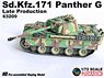 Sd.Kfz.171 Panther Ausf.G Late Production, France 1944 (Pre-built AFV)