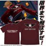 THE KING OF FIGHTERS XV ロック・ハワード Tシャツ BURGUNDY S (キャラクターグッズ)