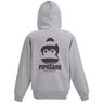 Ape Escape Piposaru Face Zip Parka Mix Gray S (Anime Toy)