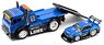 JDM フラットベッド トラック / LBWK 1999 ニッサン スカイライン GT-R R34 ブルー (ミニカー)