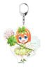 [The Quintessential Quintuplets Movie] Mini Chara Acrylic Key Ring Yotsuba Nakano Flower Ver. (Anime Toy)