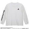 Play Station Big Silhouette Long Sleeve T-Shirt for Play Station White L (Anime Toy)