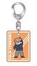 Jujutsu Kaisen Jirori Rubber Painted Acrylic Key Ring - Gymnastics Ver. - (Yuji Itadori) (Anime Toy)