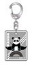 Jujutsu Kaisen Jirori Rubber Painted Acrylic Key Ring - Gymnastics Ver. - (Panda) (Anime Toy)