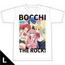Bocchi the Rock! T-Shirt A[Hitori & Nijika & Ryo & Ikuyo] L Size (Anime Toy)