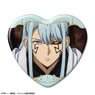 TV Animation [Mashle: Magic and Muscles] Heart Type Hologram Can Badge Design 22 (Abyss Razor/A) (Anime Toy)